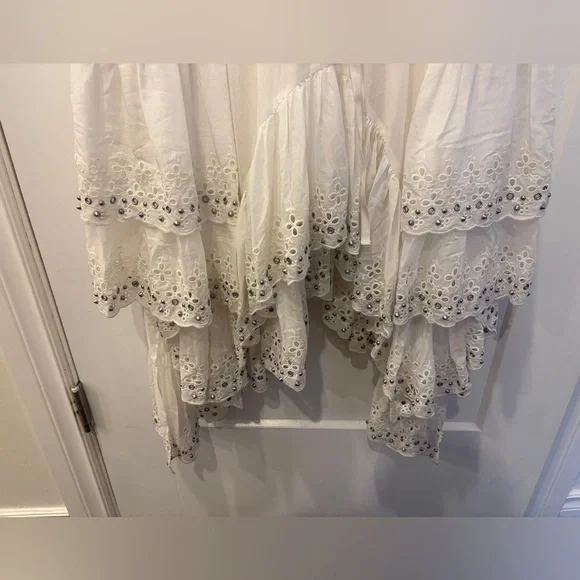 Coach White prairie Ruffled Dress - Picture 8 of 16